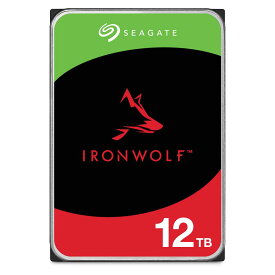 Seagate｜シーゲイト IronWolf（NAS向けモデル） 3.5インチ 内蔵ハードディスク 12TB ST12000VN0008