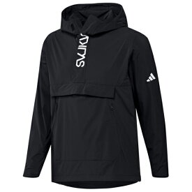 MKS26-HY0958-L アディダス WIND.RDY 防風 撥水ワーディング アノラック（ブラック・サイズ：J/L） adidas