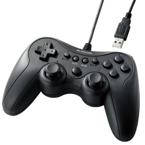 GR ELECOM GAMING LX^_[hQ[pbh USBڑ PSn{^zu JC-GP20SBK