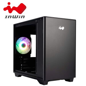 IN WIN�b�C���E�B�� MicroATX�Ή� �~�j�^���[PC�P�[�X(�u���b�N) IW-CS-A3BLK-1AM120S