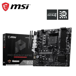 MSI�b�G���G�X�A�C MSI PRO B550M-P WIFI6E �}�U�[�{�[�h�i�u���b�N�j PRO-B550M-P-WIFI6E