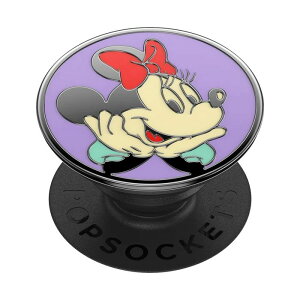 PopSockets �X�}�z�O���b�v �f�B�Y�j�[ 80�N�� �~�j�[ �G�i���� �|�b�v�O���b�v Enamel 80s Minnie 112542