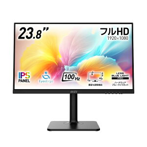 MSIbGGXAC tfBXvC(23.8^/IPS/tHD 1920×1080/100Hz/1ms/HDR/HDMI1.4b/USB TYPE-C/VESA/3Nۏ)(ubN) Business  Productivity Monitor MODERN-MD2412P