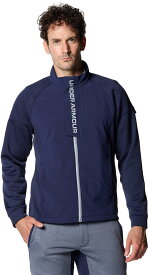 1381271-410-LG アンダーアーマー セーターフリース ハイブリッド ジャケット（Midnight Navy/Midnight Navy/Mod Gray・サイズ：LG） Under Armour　UA ストーム　Golf