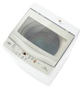 （標準設置料込）洗濯機　アクア　6kg AQW-S6P-W アクア 6.0kg 全自動洗濯機　ホワイト AQUA [AQWS6PW]