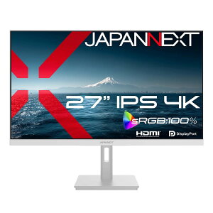JAPANNEXT�b�W���p���l�N�X�g �t���f�B�X�v���C(27�C���`/IPS/4K 3840 × 2160/60Hz/8ms) JN-IPS2709U-W