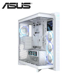 ASUS�b�G�C�X�[�X E-ATX�}�U�[�{�[�h�Ή� ROG CRONOX GR801 CURVE TG SCR ARGB 9.2�C���`LCD���� �s���[���X PC�P�[�X�i�z���C�g�j GR801-CURVE-ARGB-WH