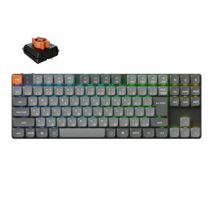 Keychron�b�L�[�N���� K1 Max QMK/VIA ���C�����X �J�X�^���E���J�j�J���L�[�{�[�h RGB���C�g(�z�b�g�X���b�v�Ή�) ���{��z�� ���[�v���t�@�C��Keychron Silent�i�É��j �Ԏ� K1M-H6Z-JIS