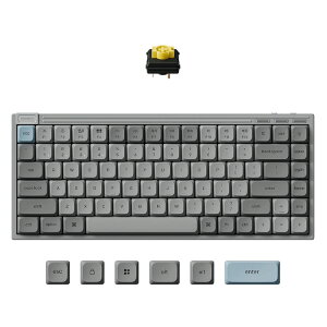 Keychron�b�L�[�N���� J9 ���C�����X�E���J�j�J���L�[�{�[�h �p��z�� Keychron Milk POM �o�i�i���i�O���[�j J9-MH4
