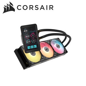 CORSAIR�b�R���Z�A �����̌^CPU�N�[���[ iCUE LINK TITAN II 360 RX LCD�i�u���b�N�j CW-9061045-WW
