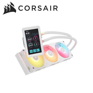 CORSAIR�b�R���Z�A �����̌^CPU�N�[���[ iCUE LINK TITAN II 360 RX LCD�i�z���C�g�j CW-9061046-WW