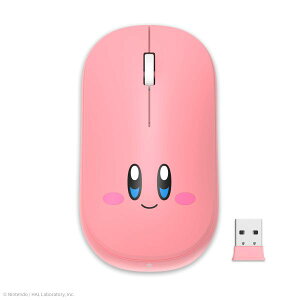 Kensington�b�P���W���g�� ���̃J�[�r�B ���C�����X�}�E�X �ɂ����� Kirby Wireless Mouse Nikkori K75580JP