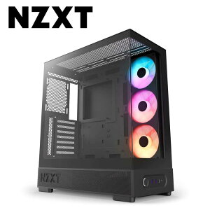 NZXT �s���[���X �~�h���^���[ PC�P�[�X �iATX / Micro-ATX / Mini-ITX�j S5 RGB�i�u���b�N�j CC-S51FB-01