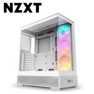 NZXT �s���[���X �~�h���^���[ PC�P�[�X �iATX / Micro-ATX / Mini-ITX�j S5 RGB�i�z���C�g�j CC-S51FW-01