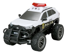 ハピネット 1/18 R/C トヨタ RAV4 パトロールカー ラジコン