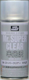 GSIクレオス Mr.スーパークリアー（溶剤系スプレー） 半光沢【B516】 塗料