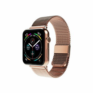 miak Apple Watch 41mm(Series7)/40mm(SE/6/5/4)/38mm(3/2/1)�p CLIP MESH BAND�i���[�Y�S�[���h�j SMAMA-W3840RG