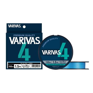 �o���o�X VARIVAS 4 �E�H�[�^�[�u���[ 150m(1.5��/�ő�25lb) VARIVAS 4 �E�H�[�^�[�u���[ 150m 1.5�S�E