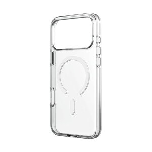 motomo iPhone 18 Pro/17 Pro�p �w�ʃN���A�n�C�u���b�h�P�[�X MagSafe�Ή� CLEAR CASE�i�N���A�j MT28735I18PR