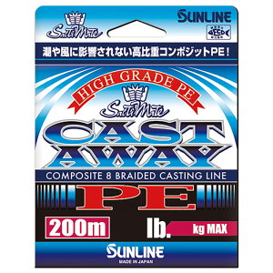 �T�����C�� �\���e�B���C�g �L���X�g�A�E�F�C PE 200m �p�[���u���[(2��/25lb) �\���e�B���C�g �L���X�g�A�E�F�C PE 200m �p�[���u���[(2�S�E/25lb) SUNLINE PE���C��