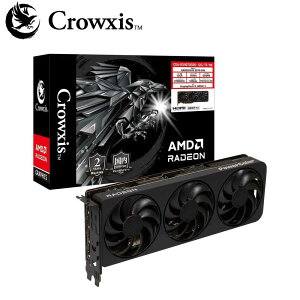 Crowxis�b�N���E�V�X Crowxis Radeon RX 9070 GRE �g���v���t�@������ �O���t�B�b�N�{�[�h CXA-RX9070GRE-12G/TF/BK