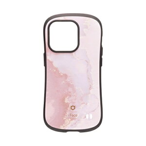 Hamee iPhone 15 Pro�p �n�C�u���b�h�P�[�X iFace Marble�i�p�E�_�[�s���N�j 41-960530