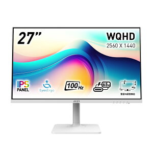 MSIbGGXAC tfBXvC(27^/IPS/WQHD 2560×1440/100Hz/1ms/HDR400/HDMI2.0b/DP1.2a/USB TYPE-C/VESA/3Nۏ)(zCg) Business  Productivity Monitor MODERN-MD272QXPW