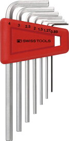 PB 210.H-4 PBスイスツールズ ホルダー付六角棒レンチセット(7本セット 0.89、1.27、1.5、2、2.5、3、4mm パック無し) PB Swiss Tools PBSwissTools 六角レンチ L型レンチ
