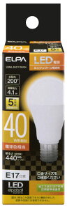 ELPA LED�d�� �~�j�N���v�g�����` 440lm�i�d���F�����j LDA4L-G-E17-G4104 �G���p [LDA4LGE17G4104]