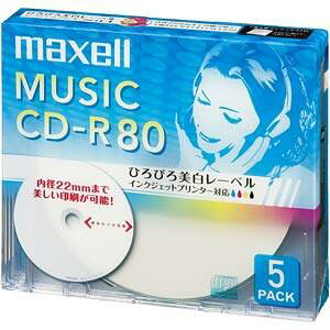 }NZ ypCD-R 80 5pbN CDRA80WP.5S maxell@ypCD-R Ђт[xfBXN