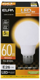 LDA7L-G-G5104 ELPA LED電球 一般電球形 810lm（電球色相当） エルパ [LDA7LGG5104]