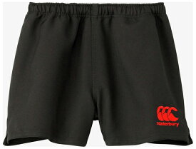 CCC-RG23721-BK-M カンタベリー メンズ ラグビーショーツ（スタンダード ブラック×レッド・サイズ：M） canterbury RUGBY SHORTS(STANDARD)