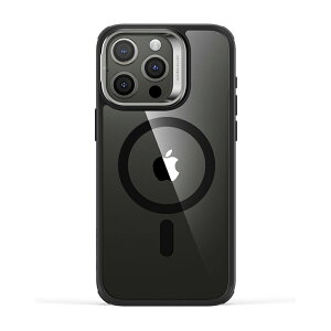 ESR iPhone 15 Pro Max�p Classic �X�^���h�t���n�C�u���b�h�P�[�X�i�N���A�u���b�N�j ES26431I15PM