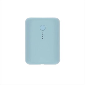 MOTTERU (モッテル) 国内最小最軽量 モバイルバッテリー 大容量 10000mAh（パウダーブルー） MOT-MB10001Z-BL