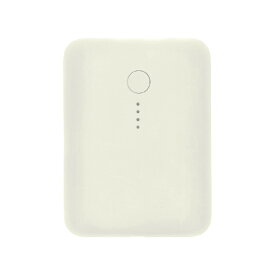 MOTTERU (モッテル) 国内最小最軽量 モバイルバッテリー 大容量 10000mAh（アーモンドミルク） MOT-MB10001Z-AM