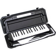 KC 鍵盤ハーモニカメロディピアノ（ブラック）【お名前/ドレミファソラシール付き】 P3001-32K/BK Kyorit…