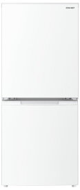 （標準設置料込）冷蔵庫　ひとり暮らし　小型 SJ-D15K-W シャープ 152L 2ドア冷蔵庫（マットホワイト） SHARP つけかえどっちもドア [SJD15KW]