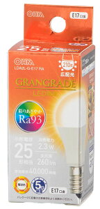 �I�[�� LED�d�� ���`�d���` 260lm�i�d���F�����j LDA2L-G-E17 RA OHM [LDA2LGE17RA]