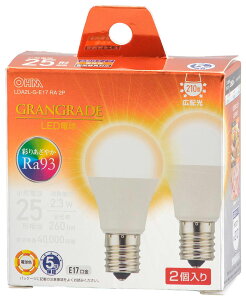 �I�[�� LED�d�� ���`�d���` 260lm�i�d���F�����j�y2�Z�b�g�z LDA2L-G-E17 RA 2P OHM [LDA2LGE17RA2P]