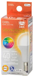 �I�[�� LED�d�� ���`�d���` 465lm�i�d���F�����j LDA4L-G-E17 RA OHM [LDA4LGE17RA]