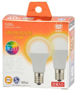 �I�[�� LED�d�� ���`�d���` 465lm�i�d���F�����j�y2�Z�b�g�z LDA4L-G-E17 RA 2P OHM [LDA4LGE17RA2P]