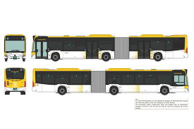 ［鉄道模型］トミーテック (N) ザ・バスコレクション 西日本鉄道Fukuoka　BRT連節バス