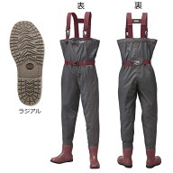 プロックス ブリザテックポリカウェダー チェスト ラジアルソール(Lサイズ26〜26.5cm)アッシュグレー PX3…