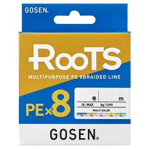 �S�[�Z�� ���[�c PE×8 �}���`�J���[ 150m(0.8��/16lb) GMR851508 GOSEN ROOTS PE���C��