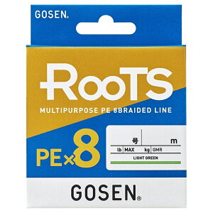 �S�[�Z�� ���[�c PE×8 ���C�g�O���[�� 200m(1.5��/30lb) GMR8LG2015 GOSEN ROOTS PE���C��