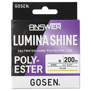 �S�[�Z�� �A���T�[ ���~�i�V���C�� 200m �C�G���[(0.4��/1.9lb) GLAPY2004 GOSEN ANSWER LUMINA SHINE �|���G�X�e�����C��