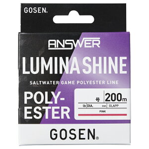 �S�[�Z�� �A���T�[ ���~�i�V���C�� 200m �s���N(0.25��/1.3lb) GLAPP20025 GOSEN ANSWER LUMINA SHINE �|���G�X�e�����C��