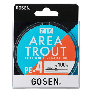 S[Z t@[^ GAgEg PE×4 100m O[(0.25/6lb) GAF4G10025 GOSEN FATA PEC