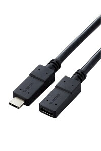 �G���R�� USB3.2(Gen1)�����P�[�u�� USB Type C 0.5m (�u���b�N)�i�u���b�N�j USB3-ECC05BK