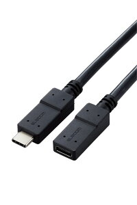 �G���R�� USB3.2(Gen1)�����P�[�u�� USB Type C 1m (�u���b�N)�i�u���b�N�j USB3-ECC10BK